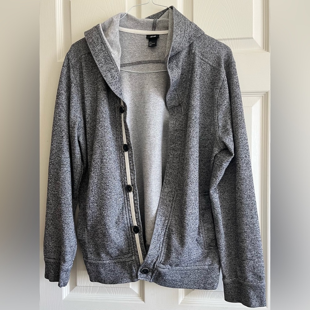 Men’s H&M Gray Sweater Size Large - Picture 4 of 5